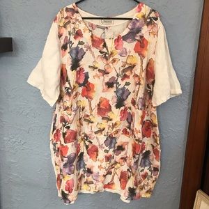 Floral Transparente Top